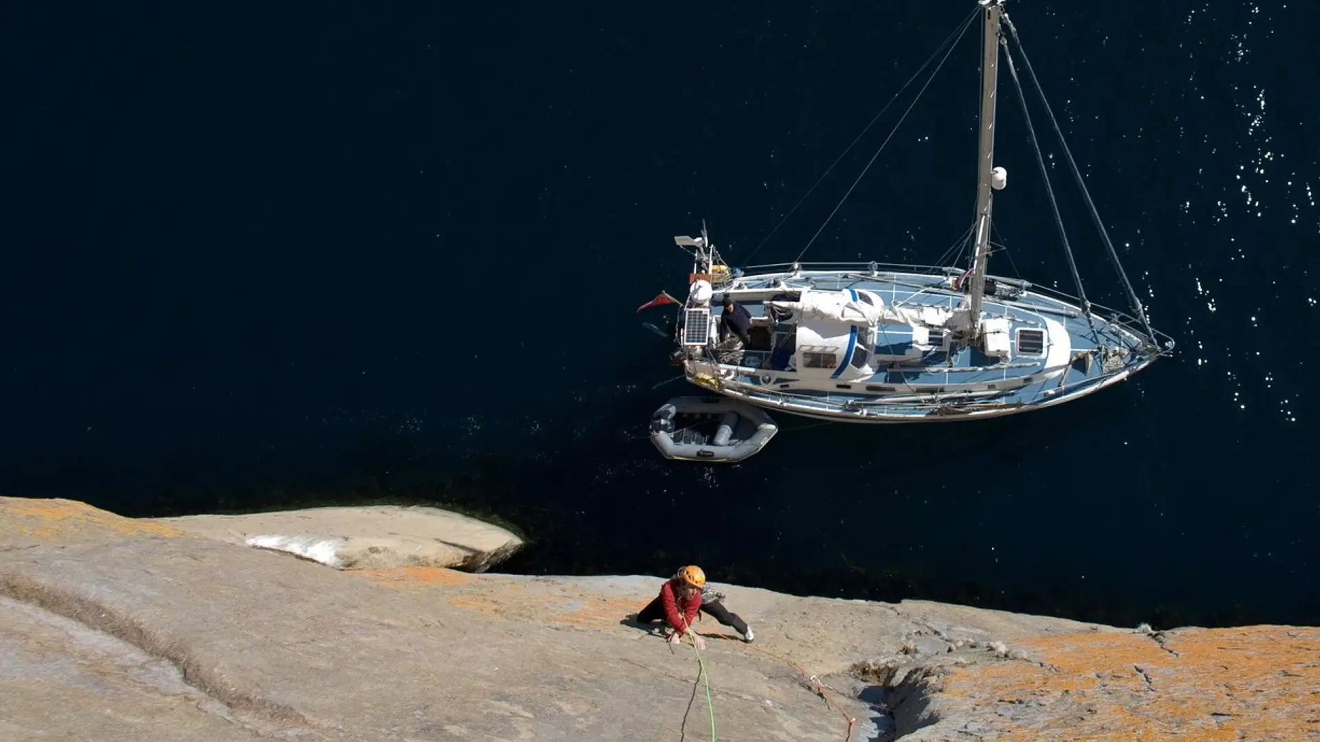 Vertical Sailing Greenland backdrop