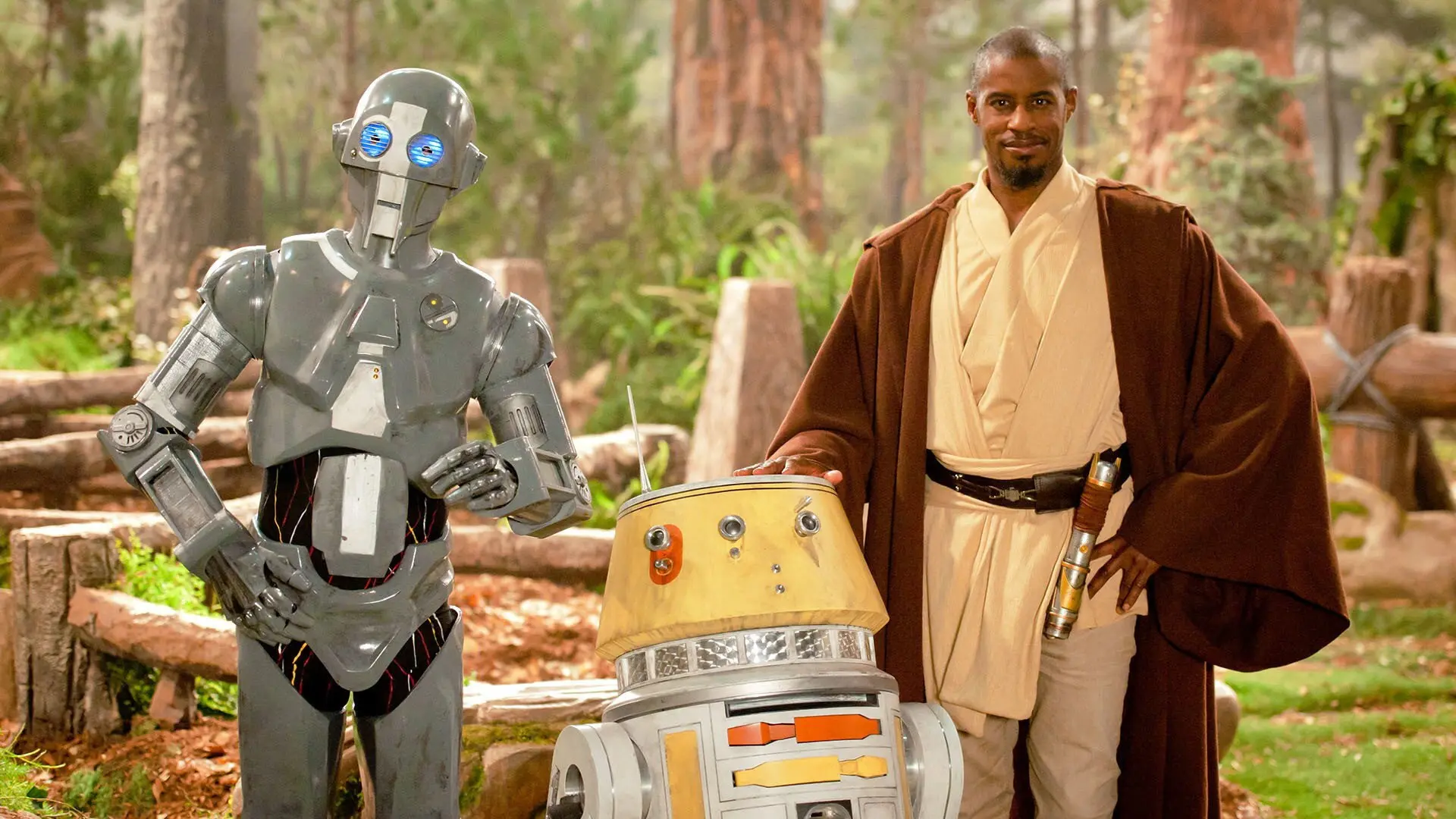 Jedi Temple Challenge backdrop