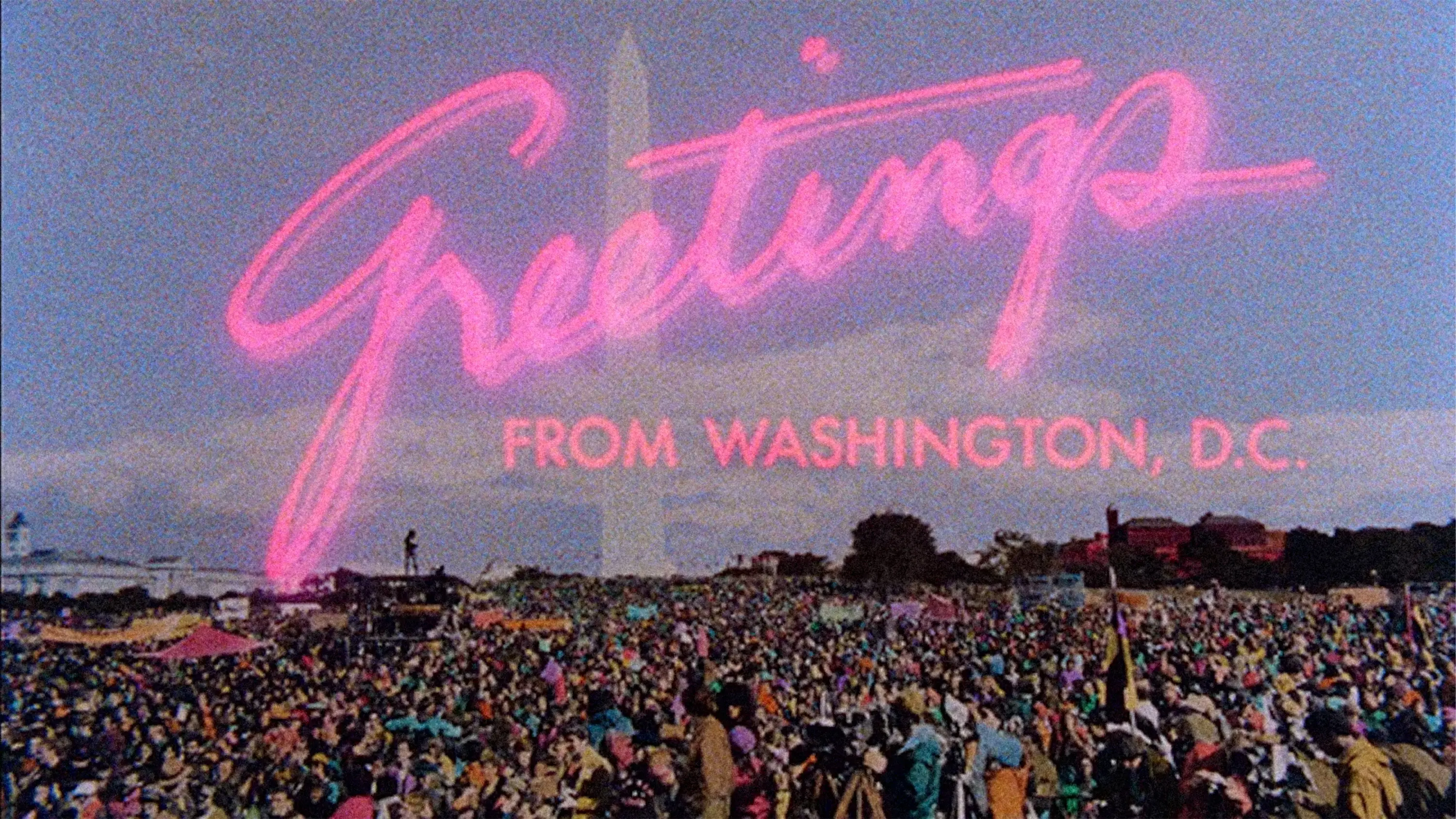 Greetings from Washington, D.C. backdrop
