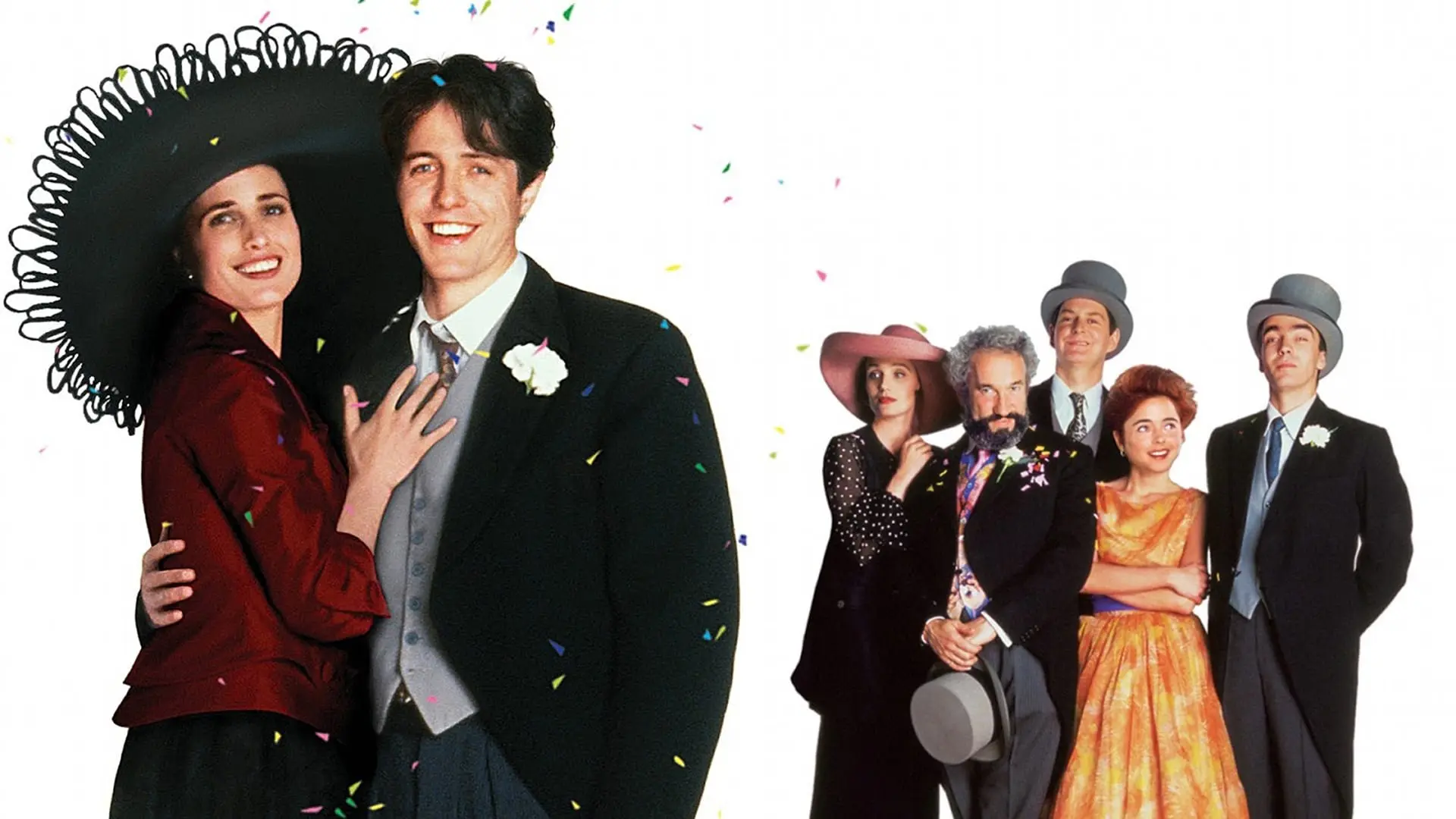 Four Weddings and a Funeral backdrop