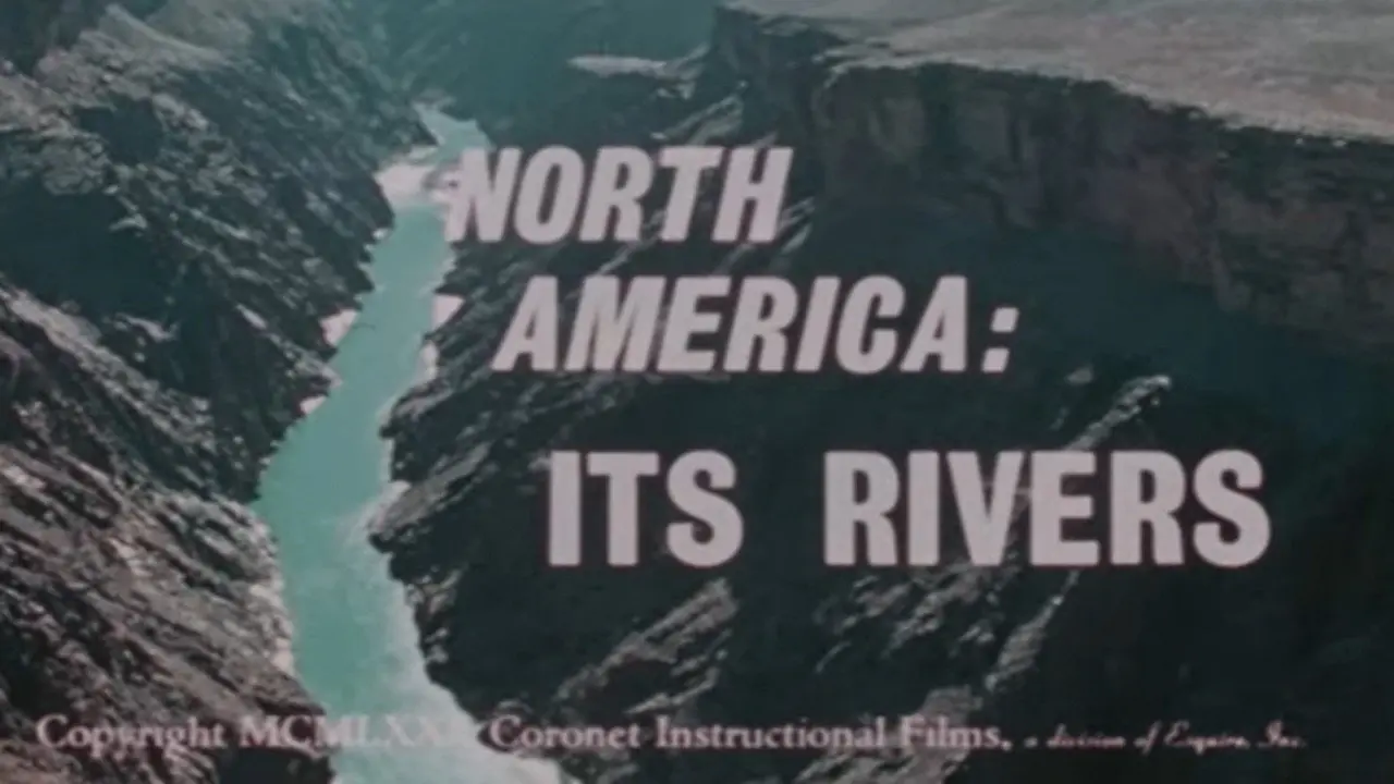 North America: Its Rivers backdrop