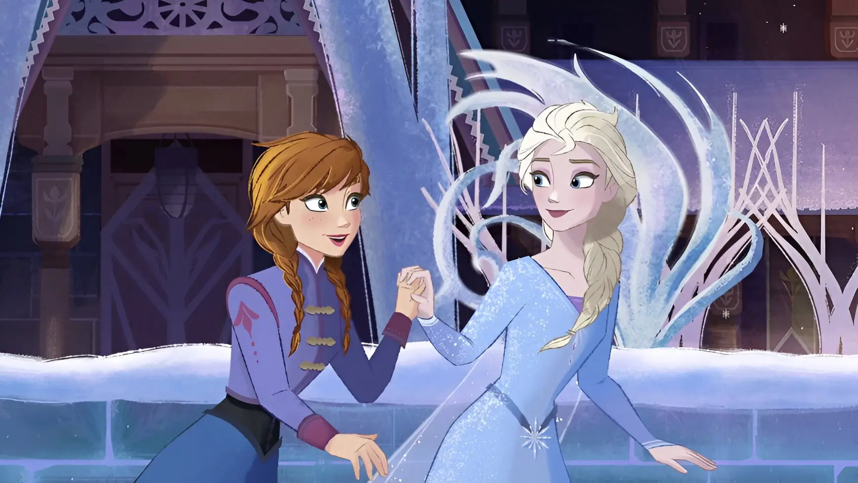 Disney Off the Page Adventures: Arendelle Ice Calamity backdrop