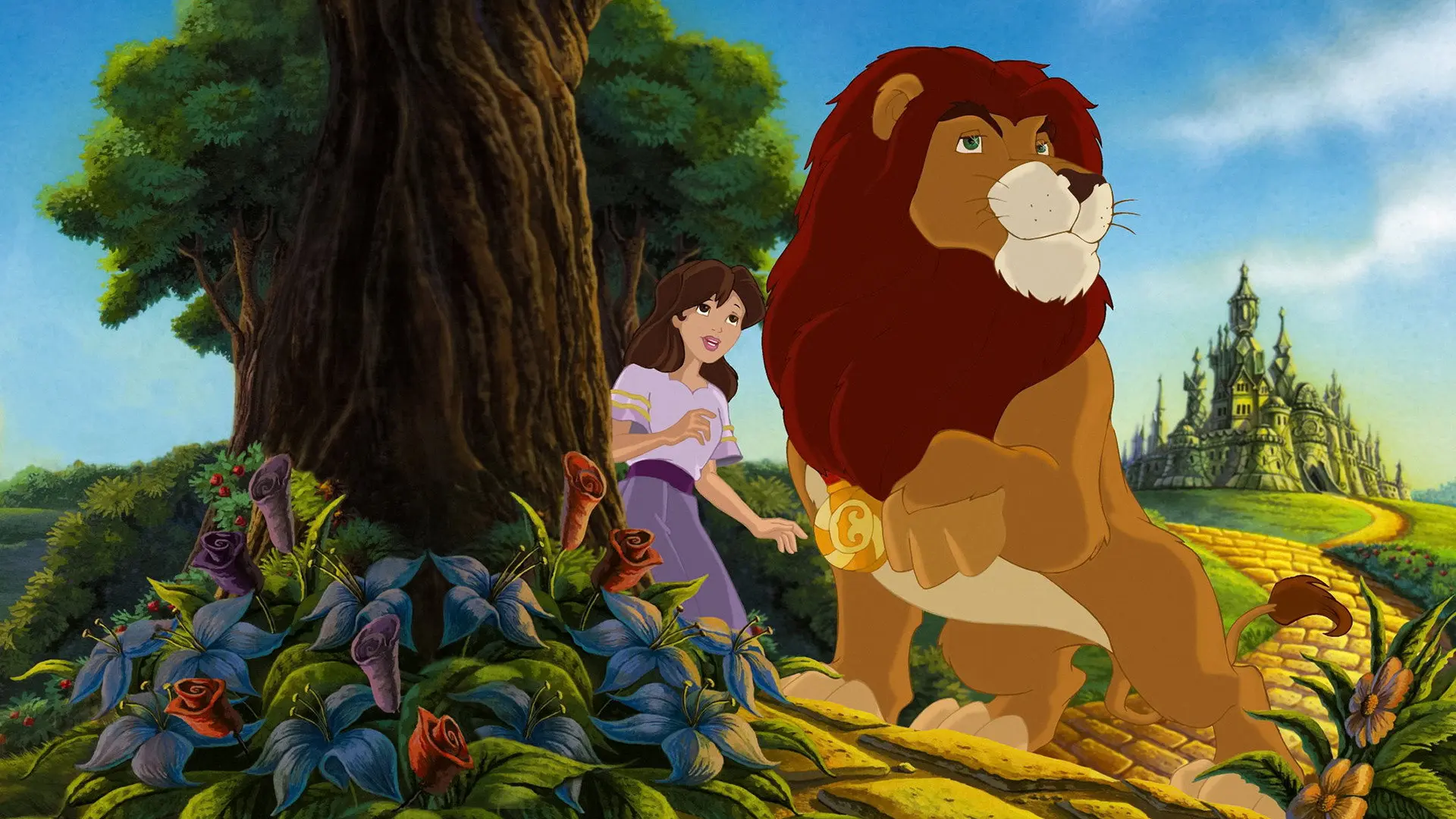 Lion of Oz backdrop