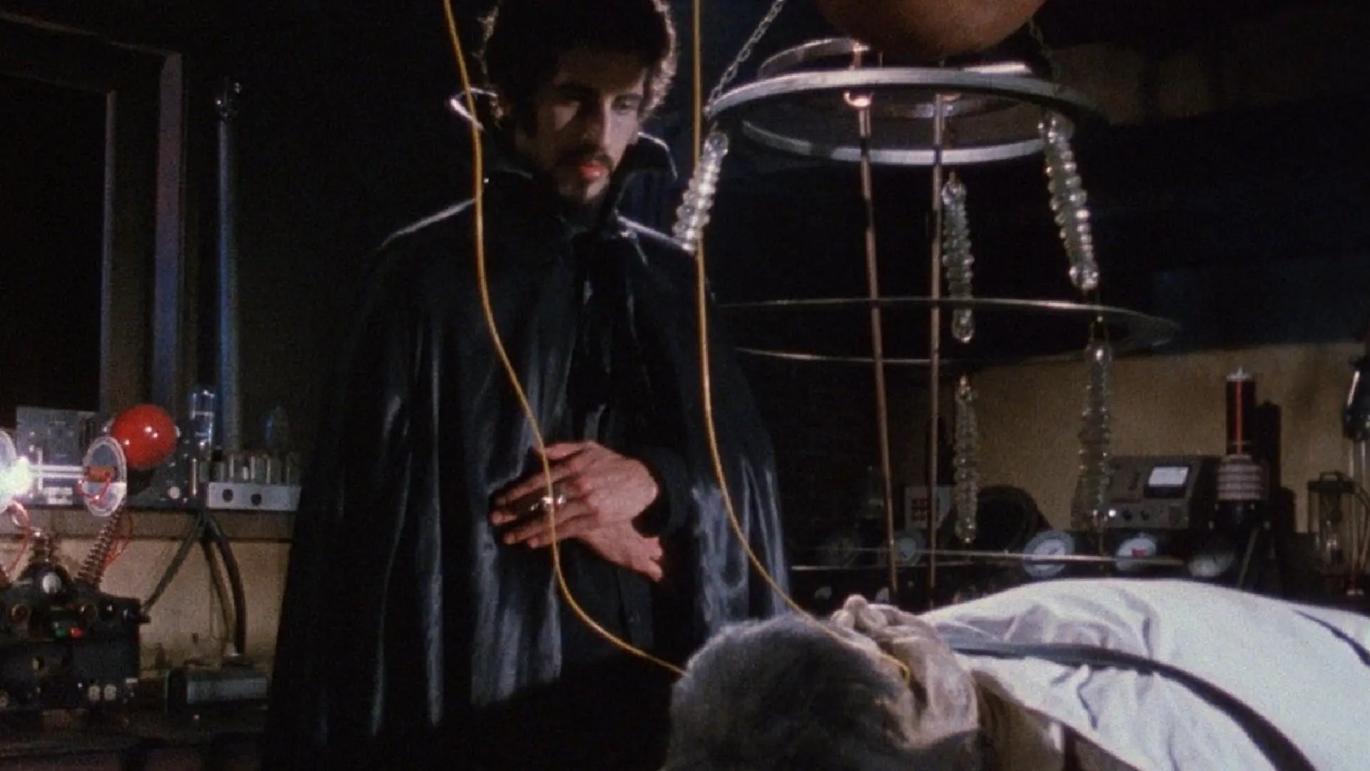 Dracula vs. Frankenstein backdrop