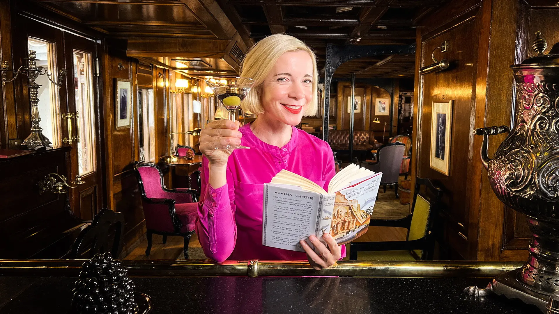 Agatha Christie: Lucy Worsley on the Mystery Queen backdrop