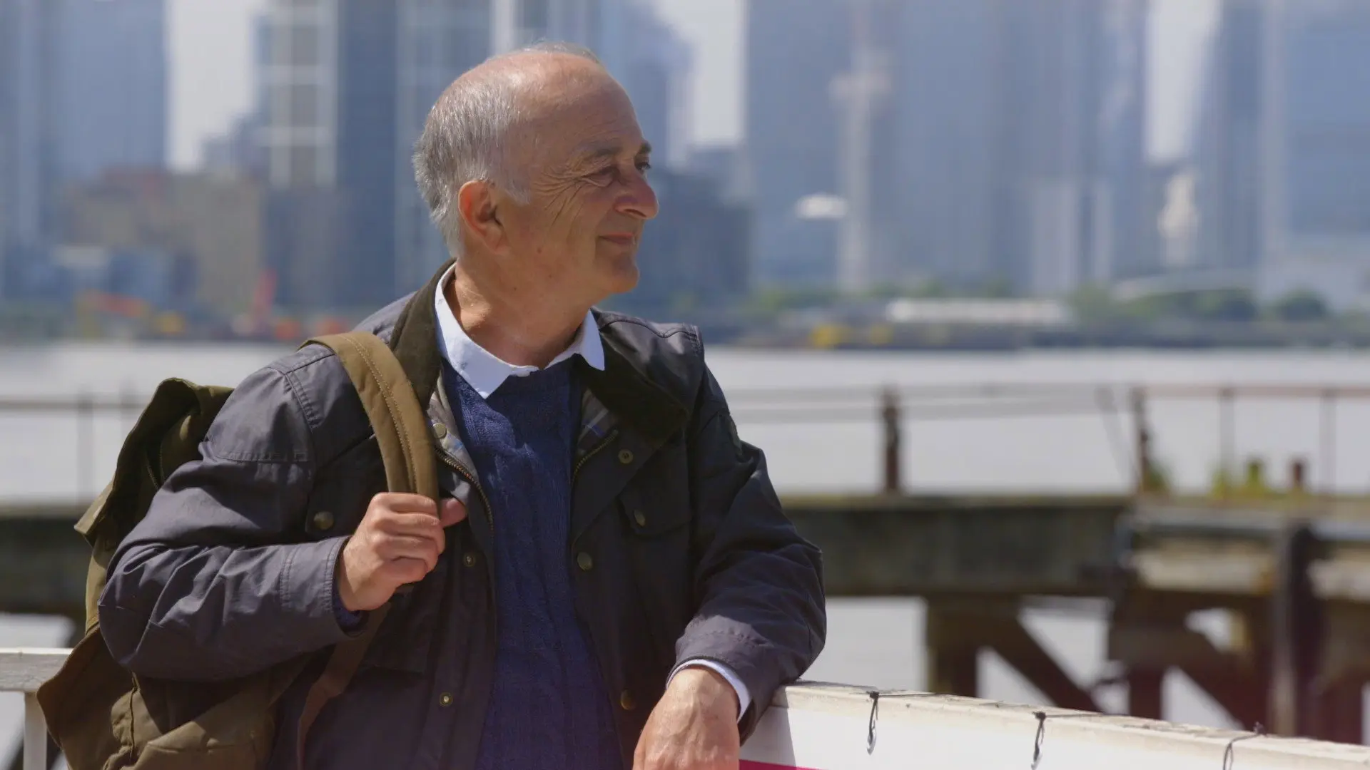 The Thames: Britain's Great River with Tony Robinson backdrop