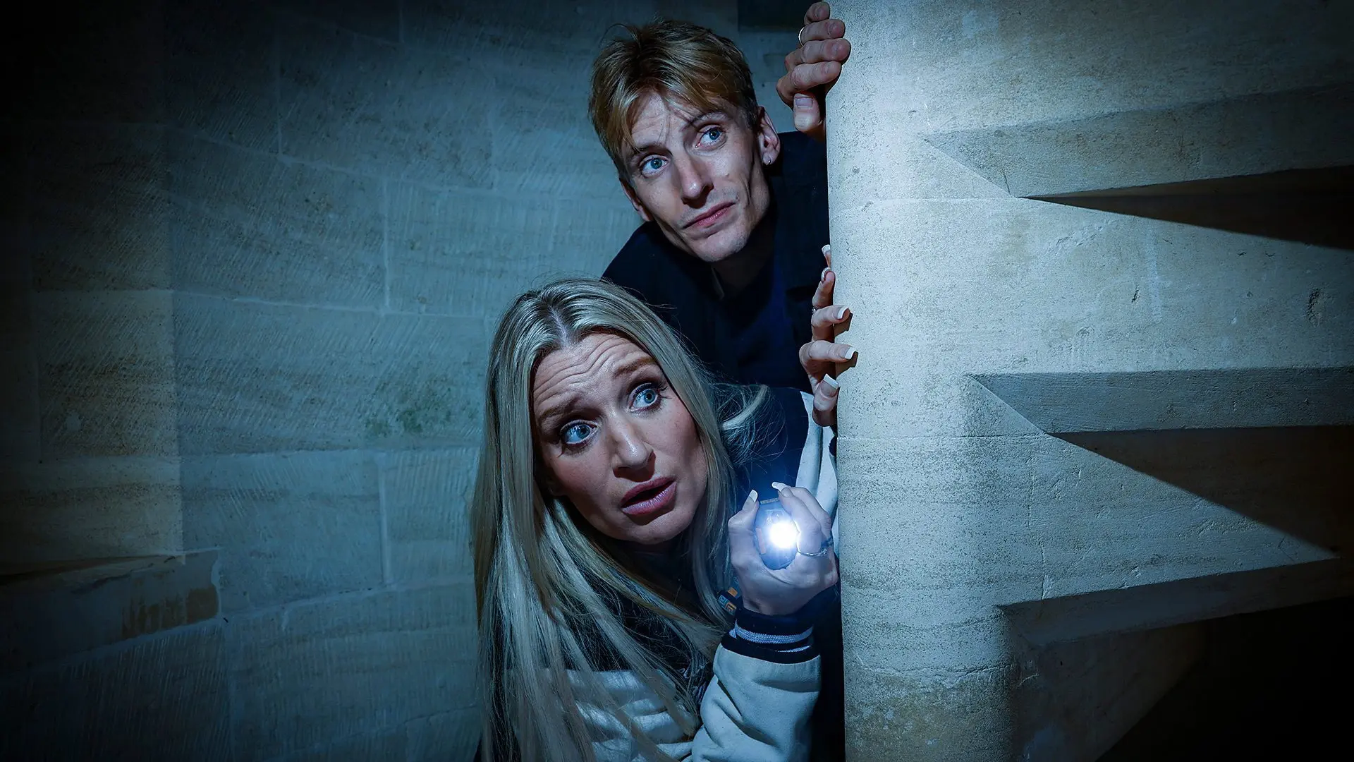 Daisy May and Charlie Cooper's NightWatch backdrop