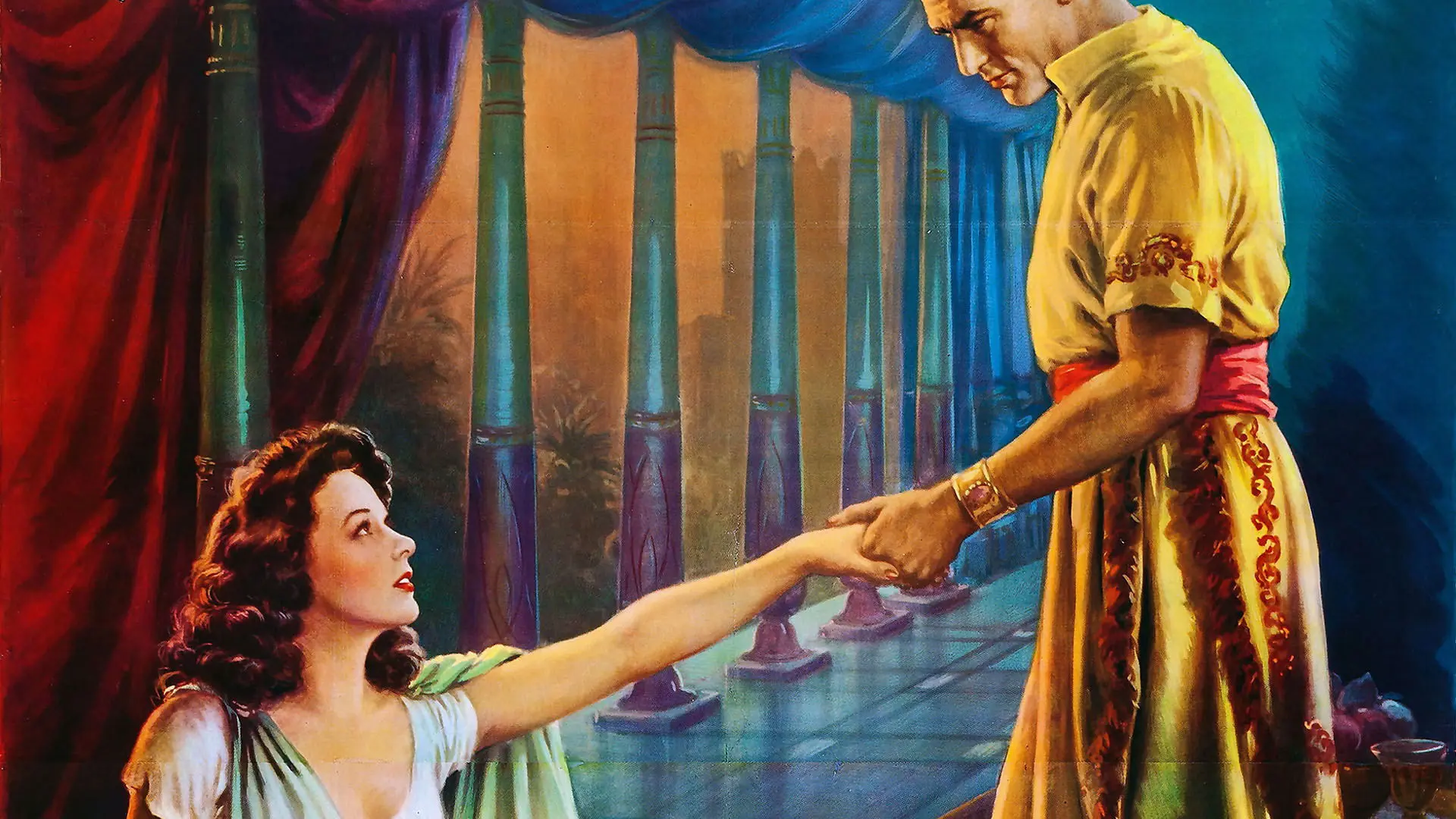 David and Bathsheba backdrop