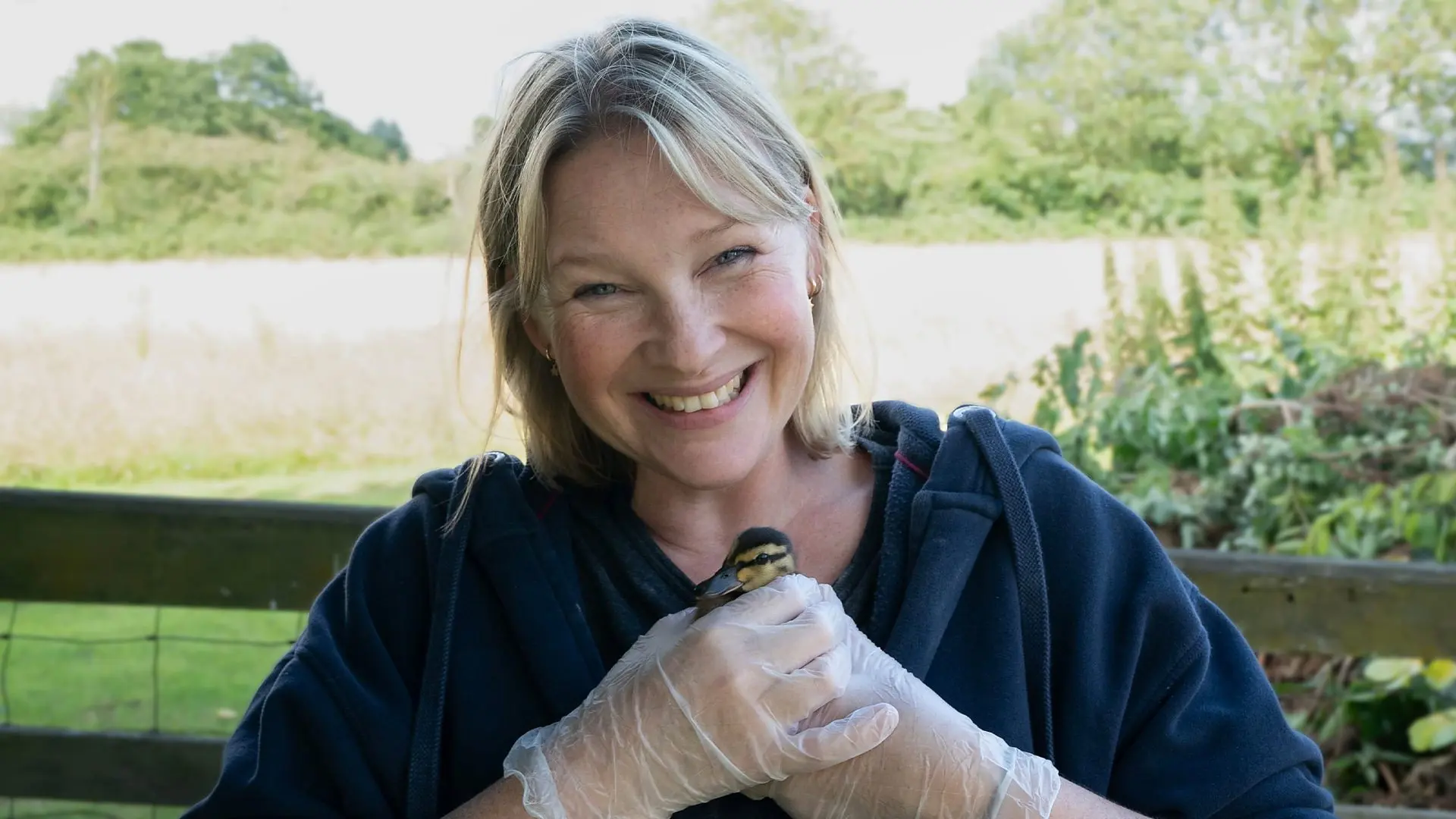 Joanna Page's Wild Life backdrop