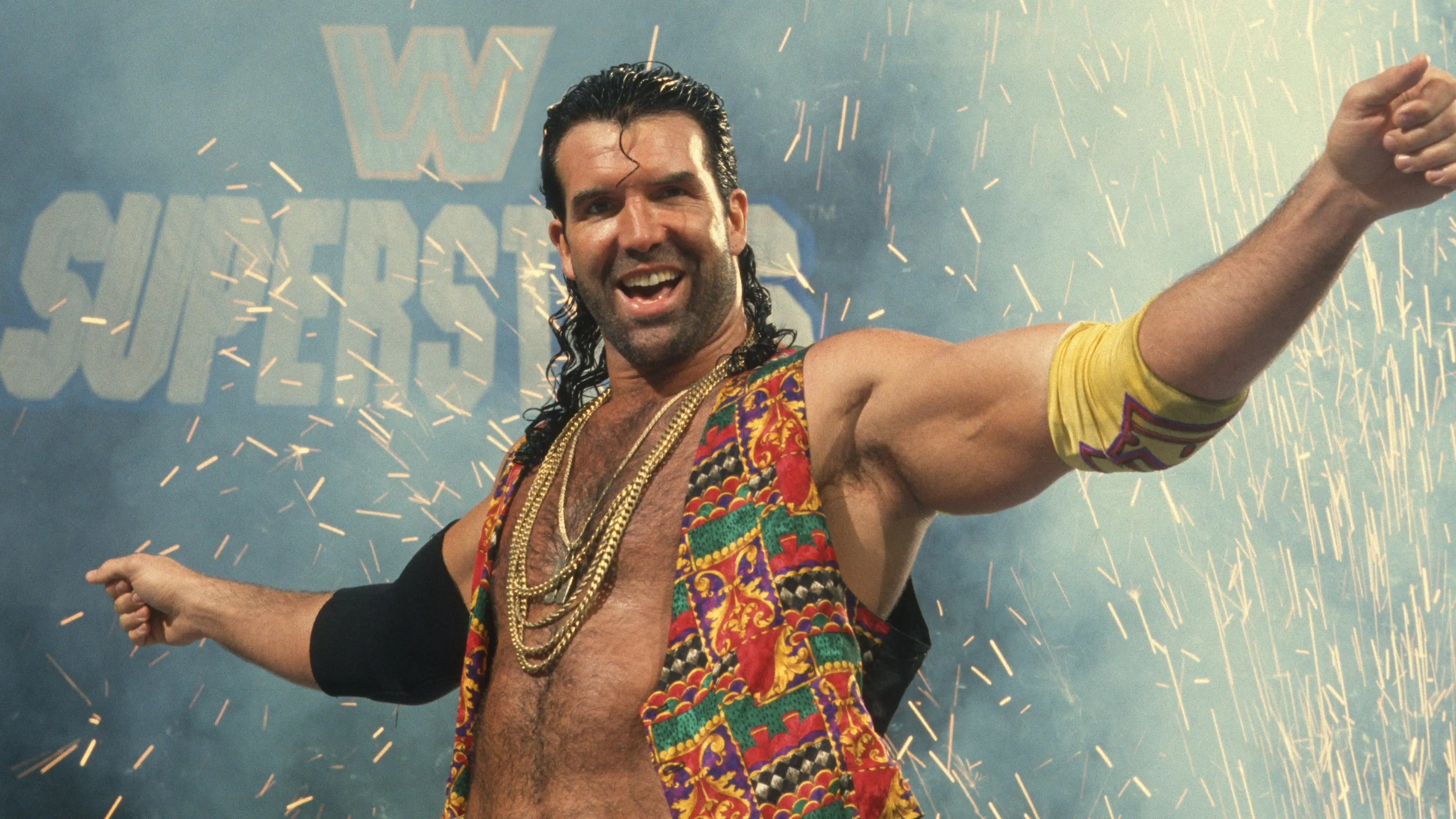 WWF Superstars backdrop