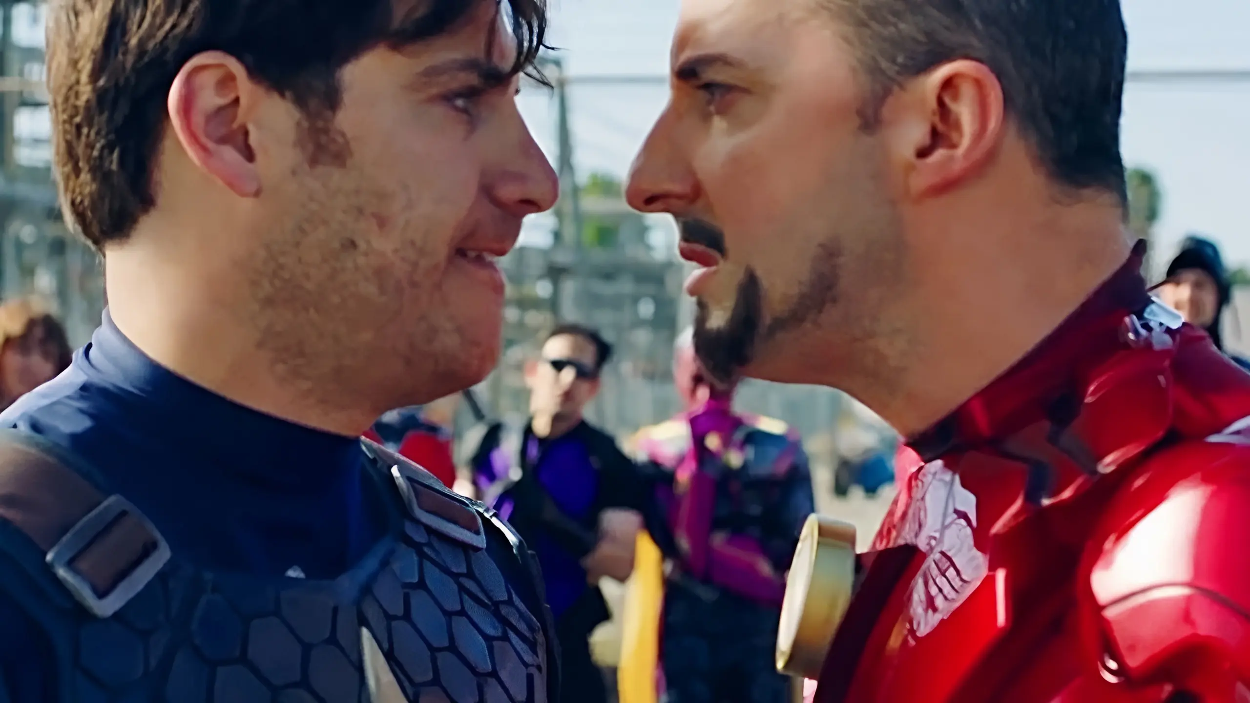 Captain America: Civil War Reenactors backdrop