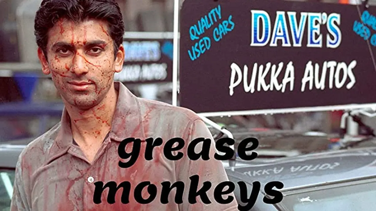 Grease Monkeys backdrop