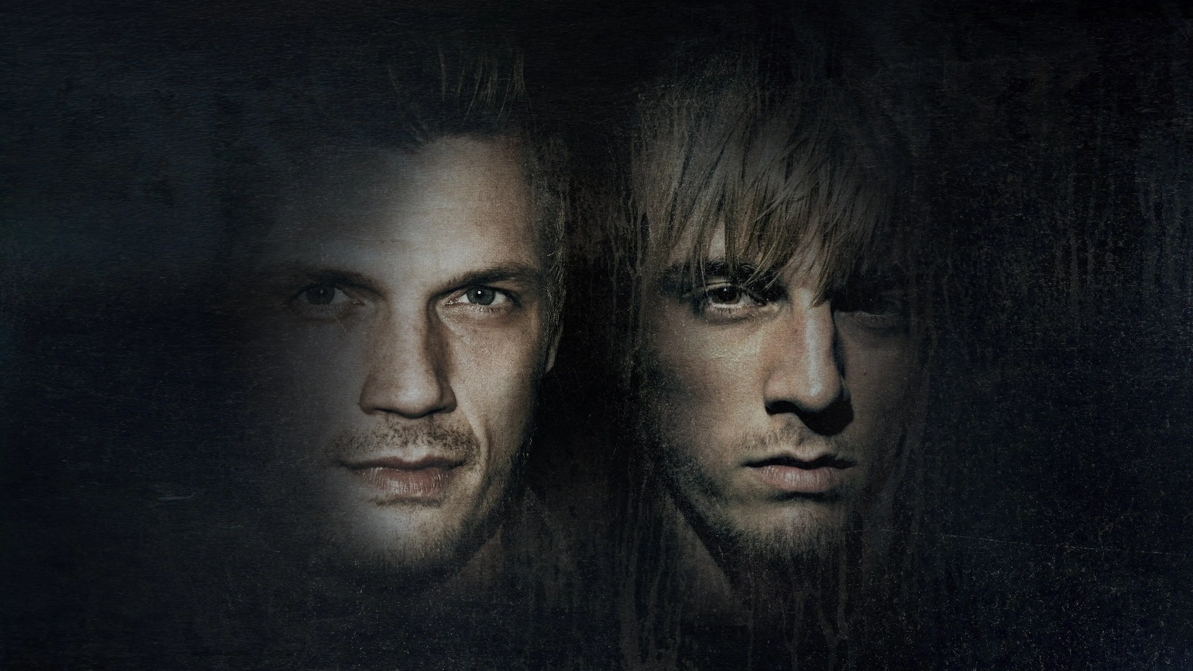 Fallen Idols: Nick and Aaron Carter backdrop