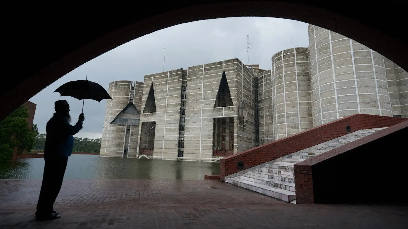 Louis Kahn's Tiger City backdrop