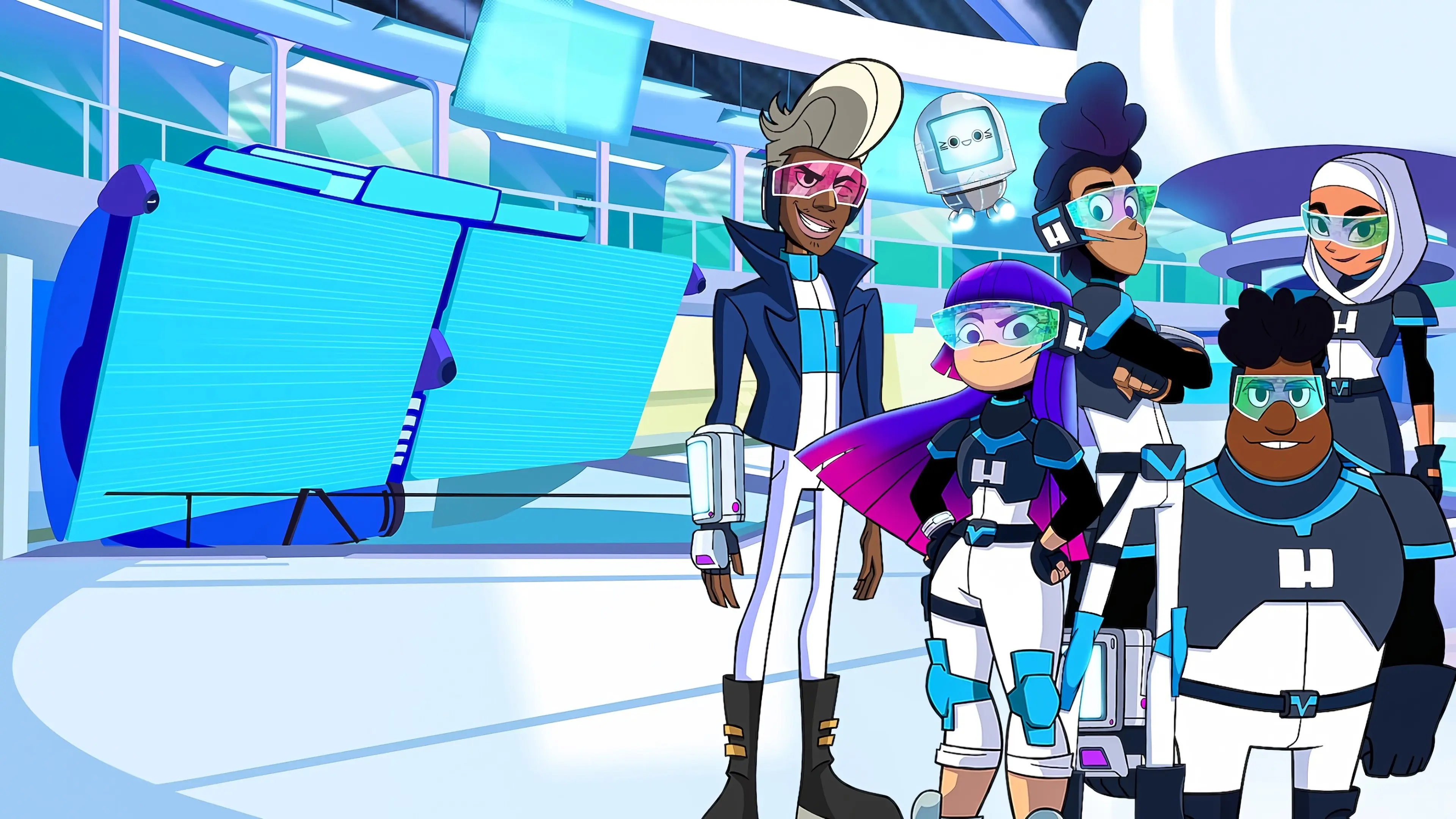 Glitch Techs backdrop