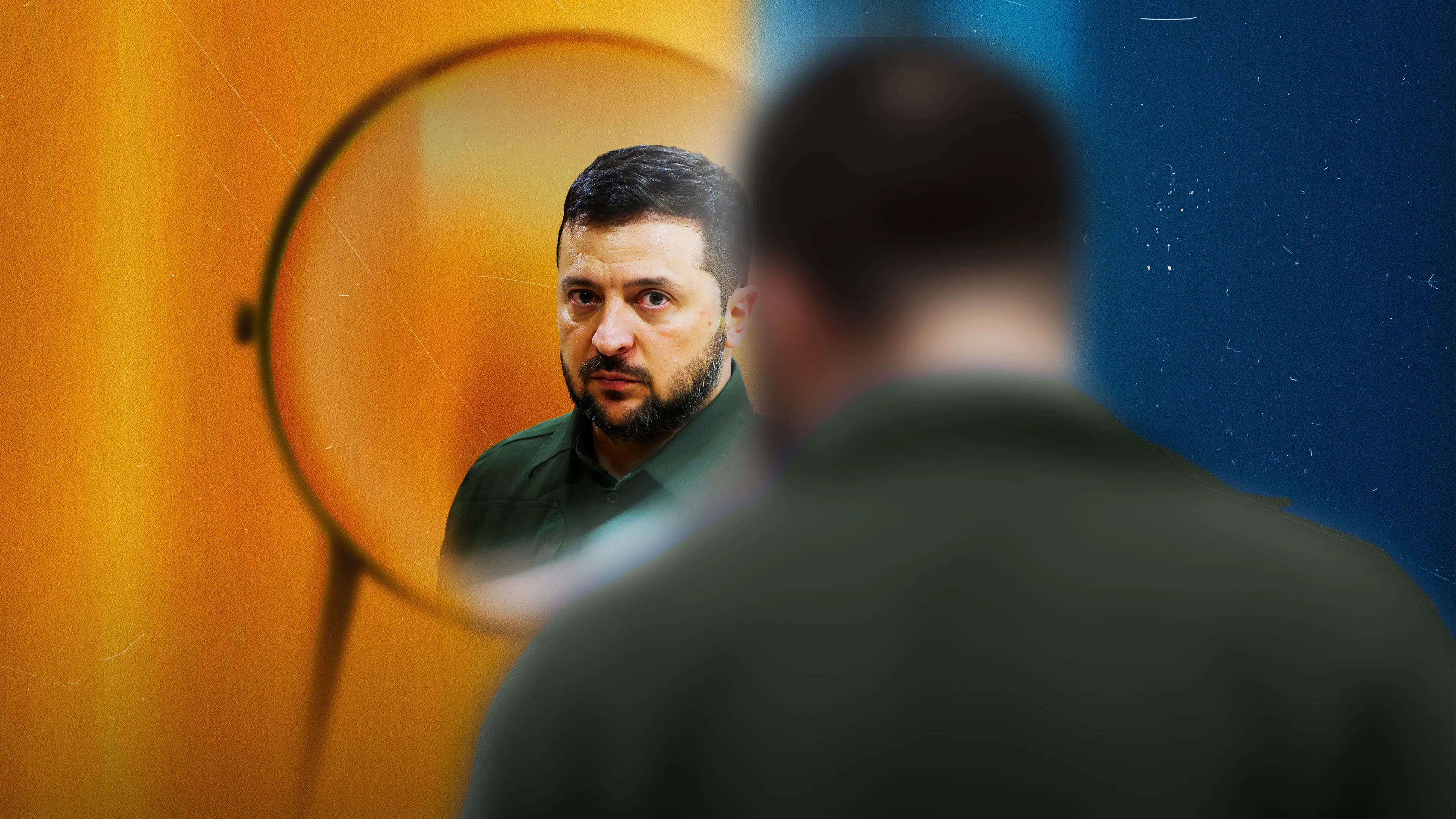 The Zelensky Story backdrop