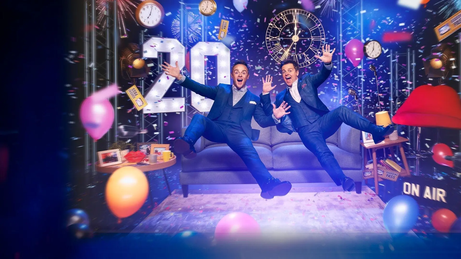 Ant & Dec's Saturday Night Takeaway backdrop