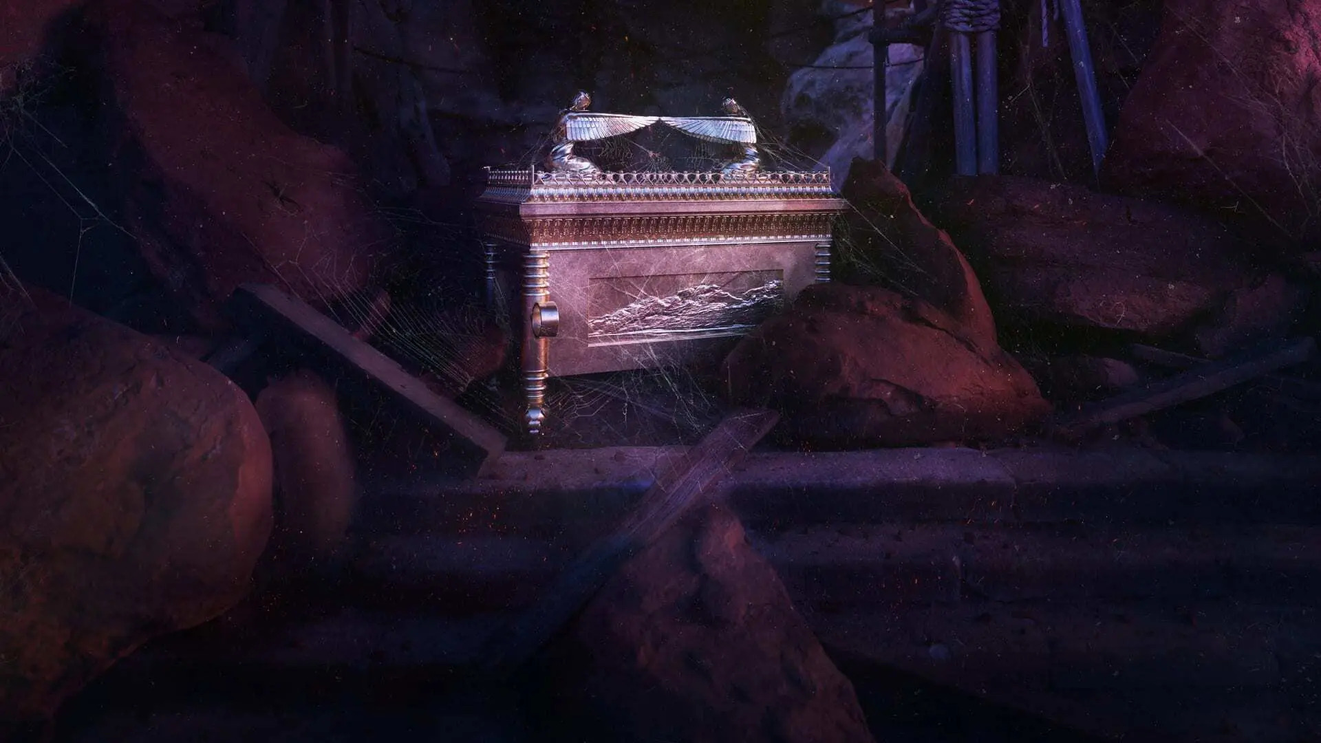 Secrets of the Lost Ark backdrop