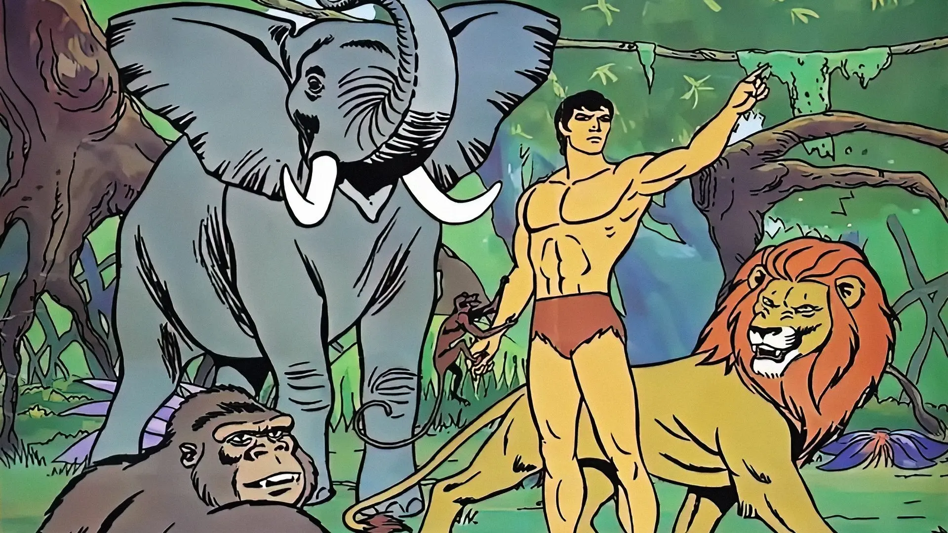 Tarzan, Lord of the Jungle backdrop