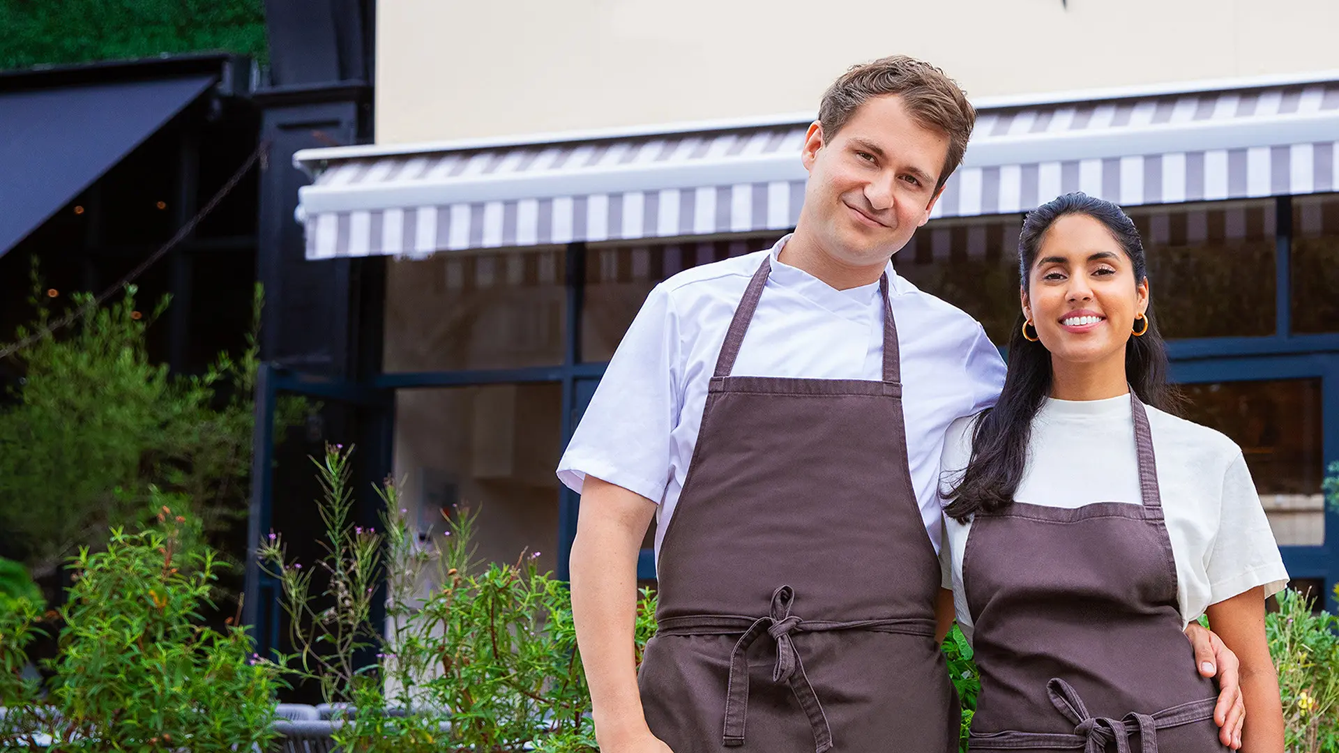 Ravneet Gill's Chop House backdrop