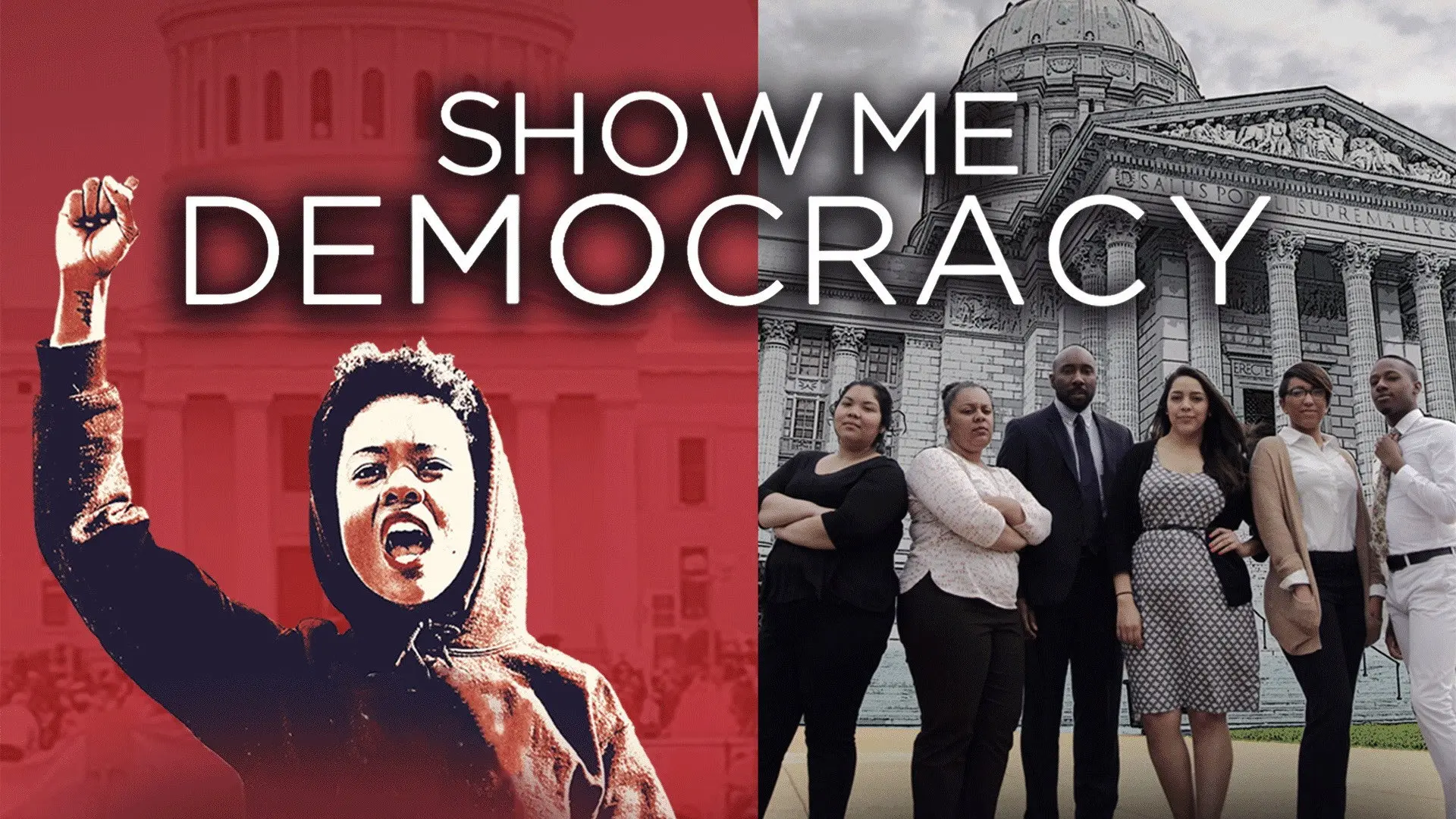 Show Me Democracy backdrop