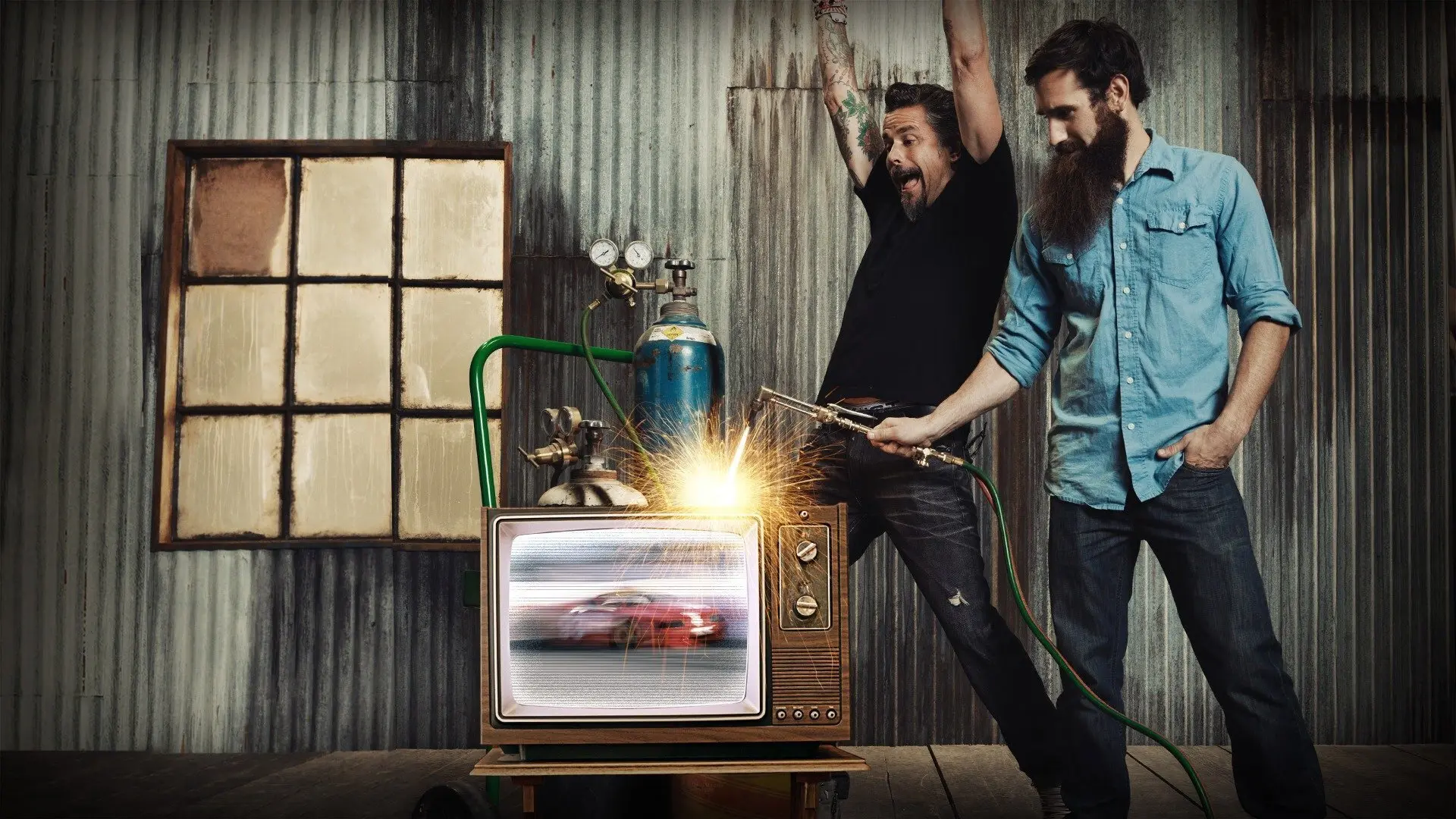 Fast N' Loud: Demolition Theater backdrop