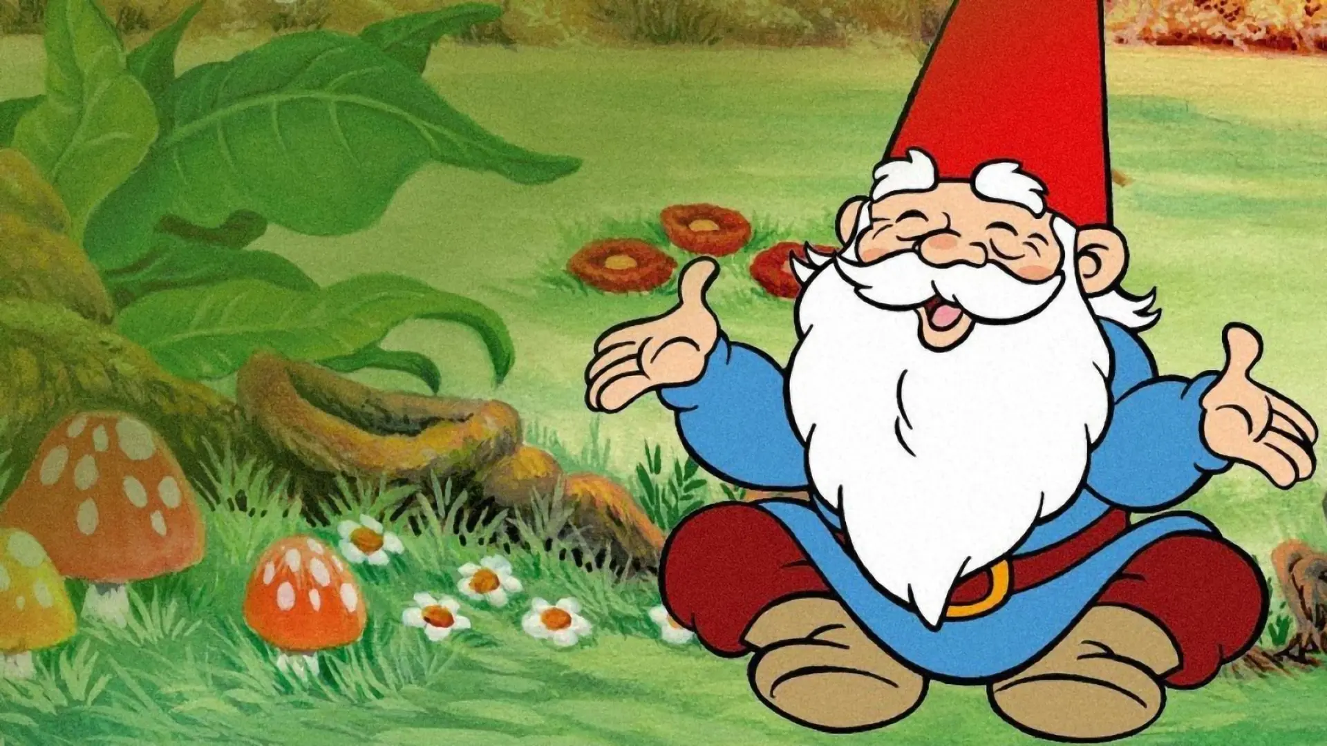 The World of David the Gnome backdrop