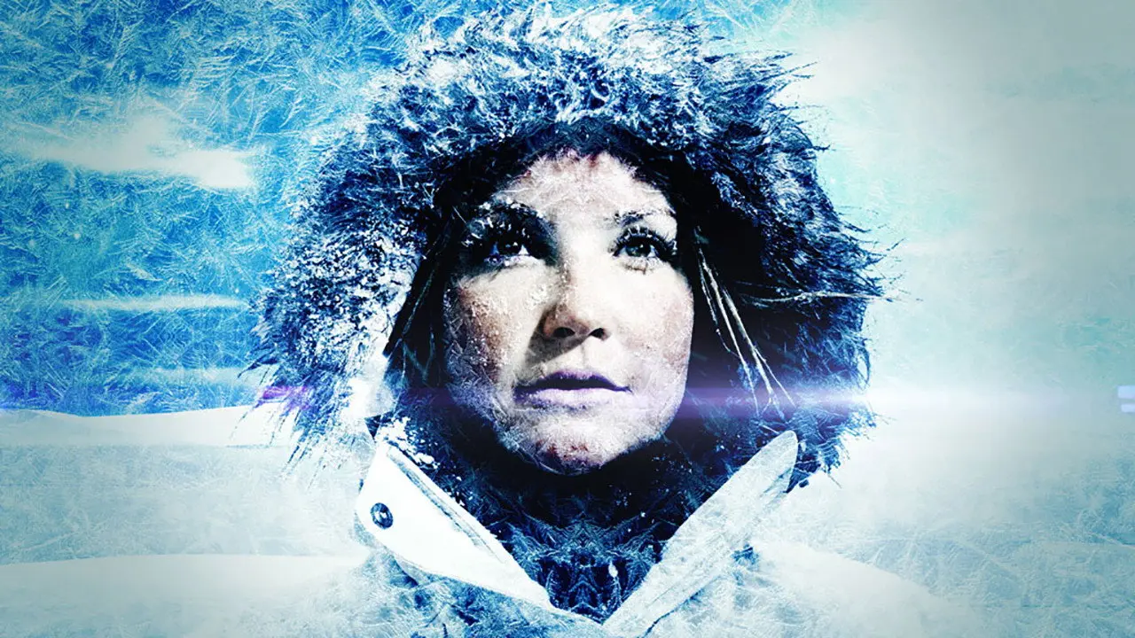 Helen's Polar Challenge for Sport Relief backdrop