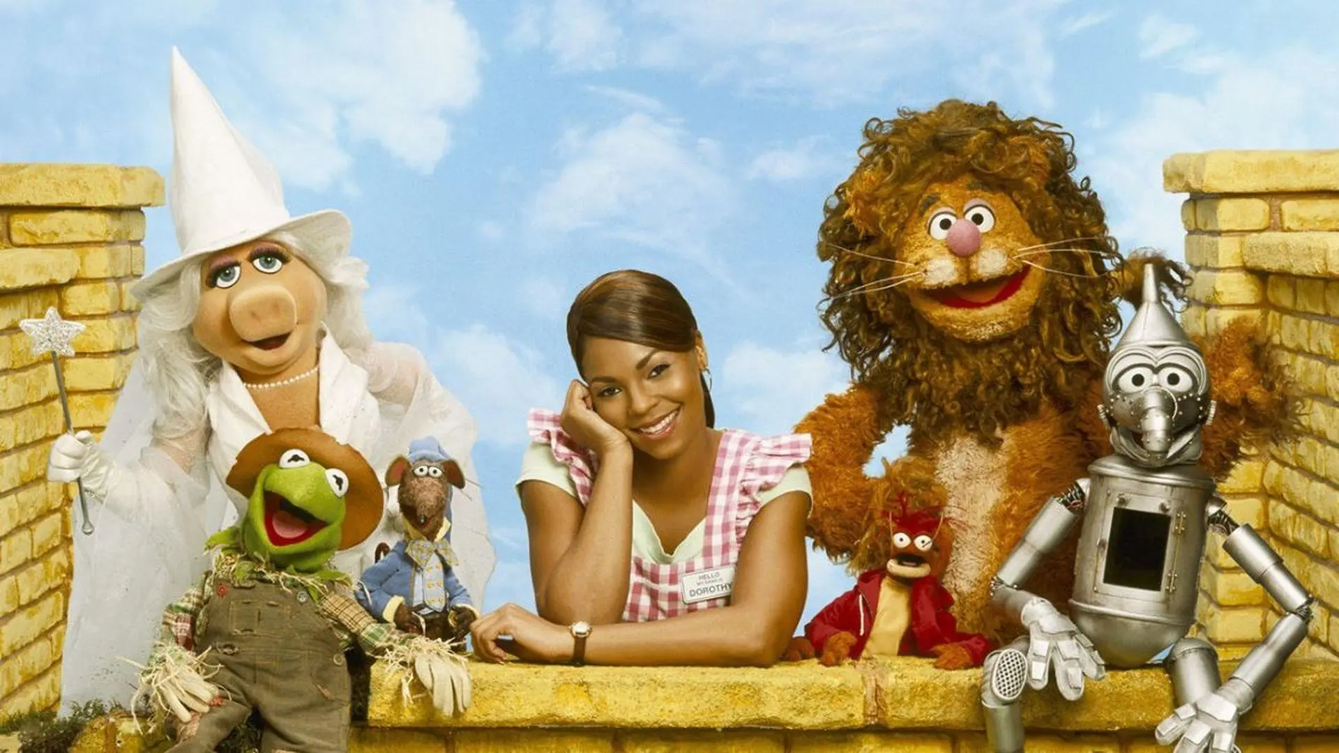The Muppets' Wizard of Oz backdrop